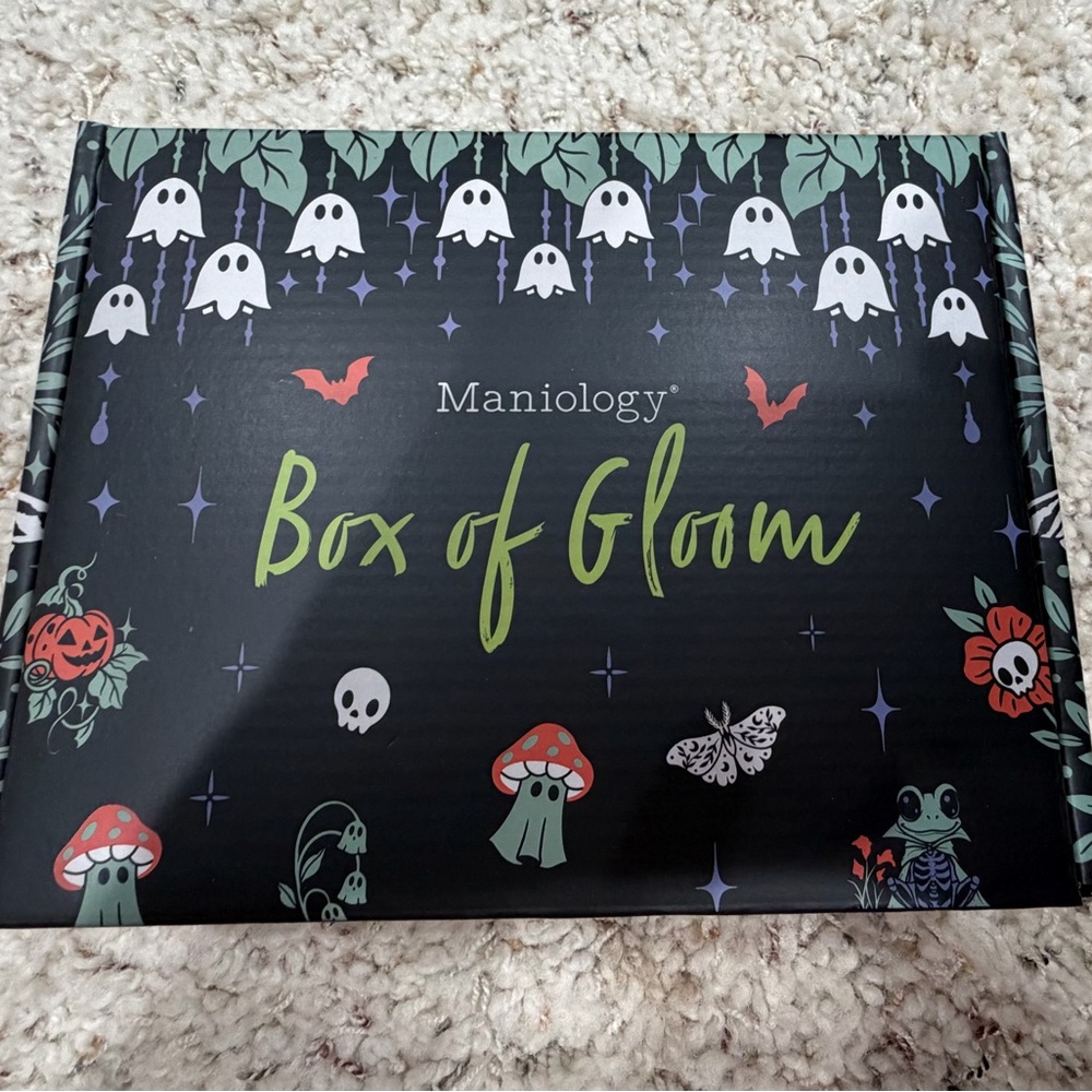 Box of Gloom Nail Art Kit - Black and Green